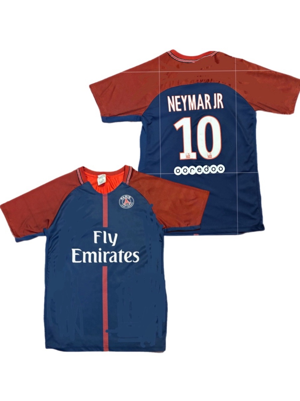Paris Saint-Germain Official Neymar Jr #10  2017/18 Blue & Red